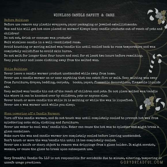 Take a Haunted Hike Luxury Wickless Candle: Frasier Fir Scent - Picture 5 of 6